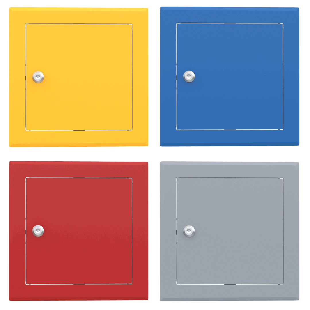 trappe-visite-metallique-coloree-tempo-softline-cle-cylindrique-01-1.png Revisionsklappe in Farbe Tempo Softline Farbige Revisionstür mit Zylinderschlüssel – Bild 1